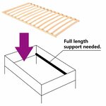 vidaXL Sommier à lattes Marron 100 x 190 cm Bois de hêtre massif