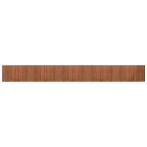 vidaXL Tapis rectangulaire marron 60x500 cm bambou