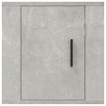 vidaXL Meuble TV mural Gris béton 40x34 5x40 cm