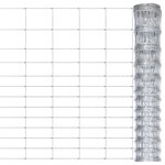 vidaXL Clôture de jardin Acier galvanisé 50x1 5 m Argenté