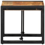 vidaXL Table basse 40x40x35 cm bois massif acacia