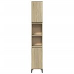 vidaXL Armoire salle de bain chêne sonoma 30x30x190 cm