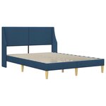 vidaXL Cadre de lit avec matelas avec tête de lit Polyester