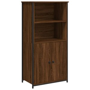 vidaXL Buffet haut chêne marron 62x36x121 5 cm bois d'ingénierie