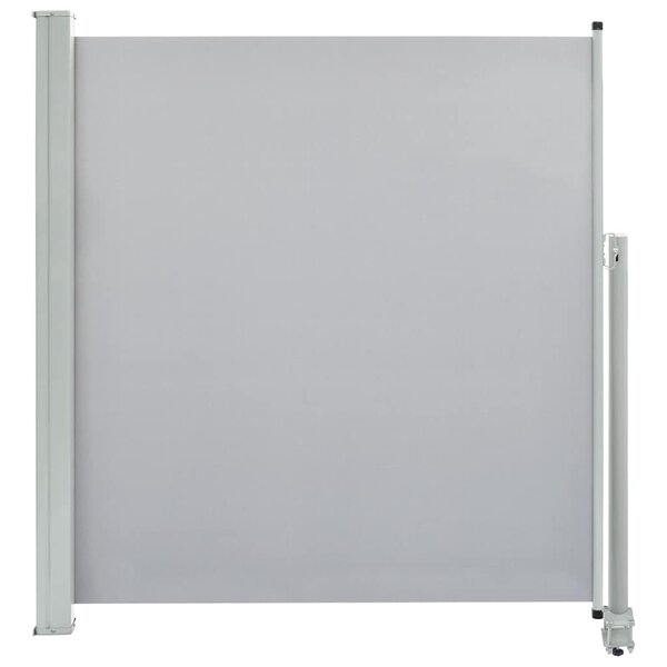vidaXL Auvent latéral rétractable de patio 140 x 300 cm Gris
