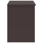 vidaXL Table de chevet Marron foncé 35x30x40 cm Bois de pin massif