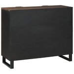 vidaXL Buffet en bois de manguier 90x33 5x75 cm