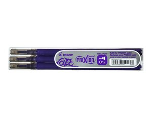 Set de 3 Recharges friXion Point (BLS-FRP5) Pointe Aiguille Fine Violet PILOT