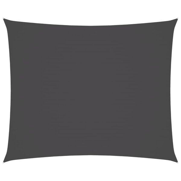 vidaXL Voile de parasol tissu oxford rectangulaire 2x3 m anthracite