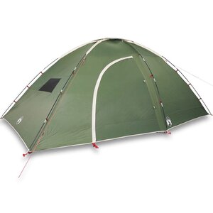 vidaXL Tente de camping 8 personnes vert imperméable