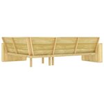 Salon de jardin meuble d'extérieur ensemble de mobilier 4 pièces bois de pin imprégné 02_0016223