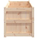 vidaXL Jardinière 150x50x50 cm bois de pin massif