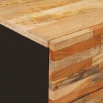 vidaXL Armoire de lit Marron 50 x 33 x 62 cm Bois de mangue massif