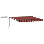 vidaXL Auvent rétractable électrique 3 5 x 2 5 m