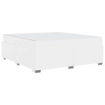 vidaXL Cadre de lit Blanc 180 x 200 cm Faux cuir