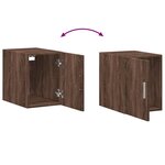 vidaXL Armoire murale chêne marron 30x42 5x40 cm bois d'ingénierie