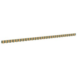 vidaXL Bande de auvent Vert et jaune 5.8 x 0.2 m Toile