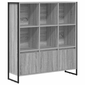 vidaXL Bibliothèque 2 Pièces Gris Sonoma 99 5 x 30 x 108 cm