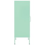 vidaXL Armoire de rangement Vert menthe 42 5x35x101 5 cm Acier