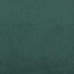 vidaXL Canapé avec coussin 3 Pièces Vert foncé Velours