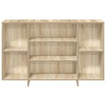 vidaXL Buffet chêne sonoma 120x30x75 cm bois d'ingénierie
