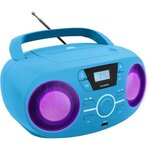 Bigben interactive cd61blusb lecteur de cd lecteur cd portable bleu