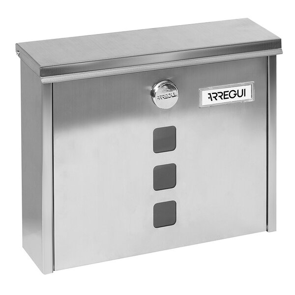 Boîte aux Lettres en Acier Inoxydable  Chance E7107  Serrure Couverte  Inox