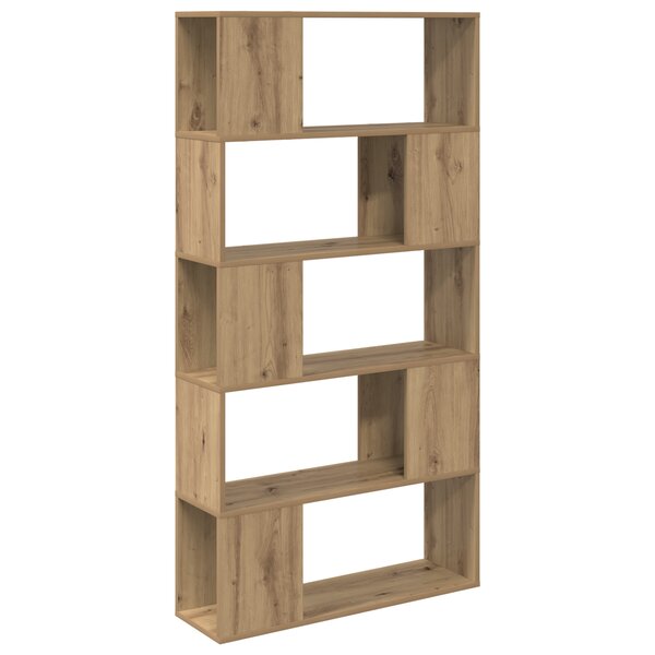 vidaXL Meuble TV Chêne Artisan Panneau de particules 80 x 24 x 155 cm