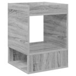 vidaXL Table d'appoint Gris Sonoma 40 x 40 x 56 cm Bois d'ingénierie