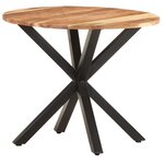 vidaXL Table d'appoint 68x68x56 cm Bois d'acacia massif