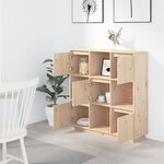 vidaXL Buffet 110 5x35x117 cm Bois de pin massif