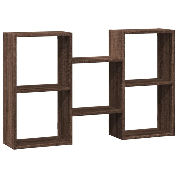 vidaXL Étagère murale chêne marron 96x18x60 cm bois d'ingénierie