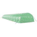 vidaXL Serre avec cadre en acier vert 80 m² 20x4x2 m