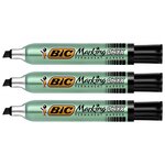 Marqueur Permanent MARKING ONYX 1591 MAXI Pointe Biseau 2 7 à 6 2 mm Noir x 3 BIC