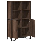 vidaXL Buffet haut chêne marron 79 5x35 5x137 5 cm bois d'ingénierie