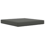 vidaXL Coussin de canapé d'extérieur Anthracite 80 x 80 x 8 cm