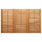 vidaXL EnsembledeRepasdeJardin Marron TeckMassif