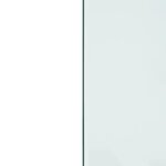 vidaXL Plaque de verre pour cheminée rectangulaire 100x60 cm