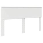 vidaXL Tête de lit Blanc Brillant 160 cm Bois d'ingénierie