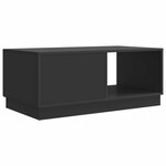 vidaXL Table basse Noir 90 x 50 x 37 cm Bois d'ingénierie