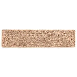 vidaXL Coureur de Tapis MARSA Jaune 80 x 450 cm Polyester et PVC