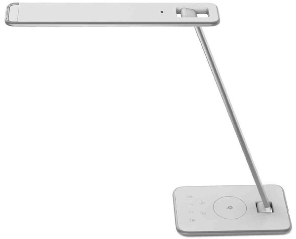 Lampe de bureau LED JAZZ  blanc / gris métallique UNILUX