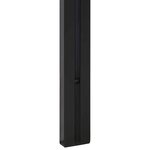 vidaXL Tête de lit 120 cm bois massif d'acacia et fer