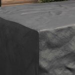 vidaXL Housse pour mobilier d'extérieur Noir 200 x 150 x 85 cm 210D
