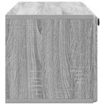 vidaXL Meuble TV mural 98 x 31 x 30 cm Sonoma gris Bois d'ingénierie