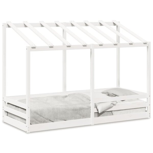 vidaXL Lit pour enfants sans matelas blanc 90x190 cm bois pin massif
