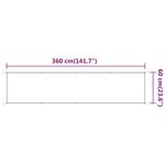vidaXL Auvent vertical Vert clair 60x360 cm Tissu oxford