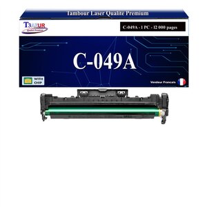 T3AZUR -Kit tambour compatible avec Canon 049 (2165C001) pour Canon LBP112 LBP113w MF112 MF113w LBP-112 LBP-113w MF-112 MF-113w