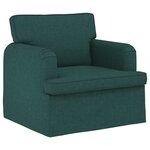 vidaXL Canapé Vert foncé 84 x 80 x 85 cm tissu