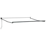 vidaXL Auvent Vert et blanc 300 x 250 x 165 cm Polyester
